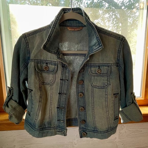 Jean Jacket, Cropped, Size M - Picture 2 of 6